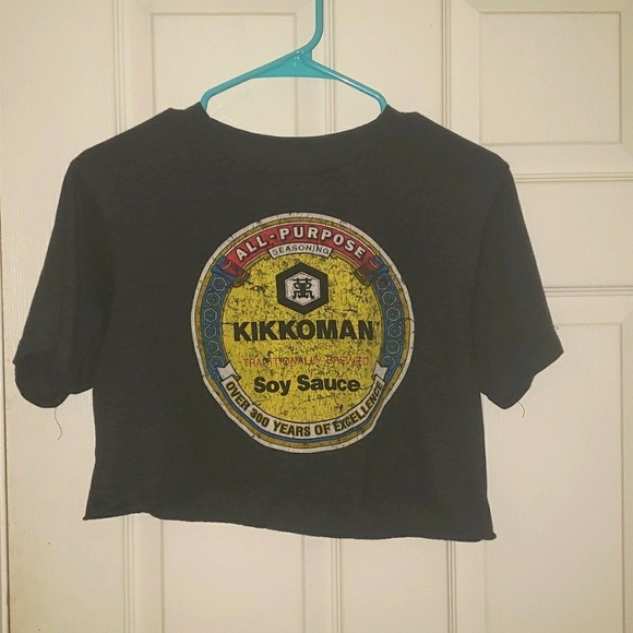 Kikkoman Soy Sauce Crop Top - Picture 1 of 3